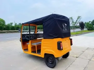 Electric  Passenger Tricycle Yellow Tuk Tuk Vehicles  S2-2600 (Iron Frame)