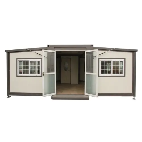 Double combined expandable container house Featured Image