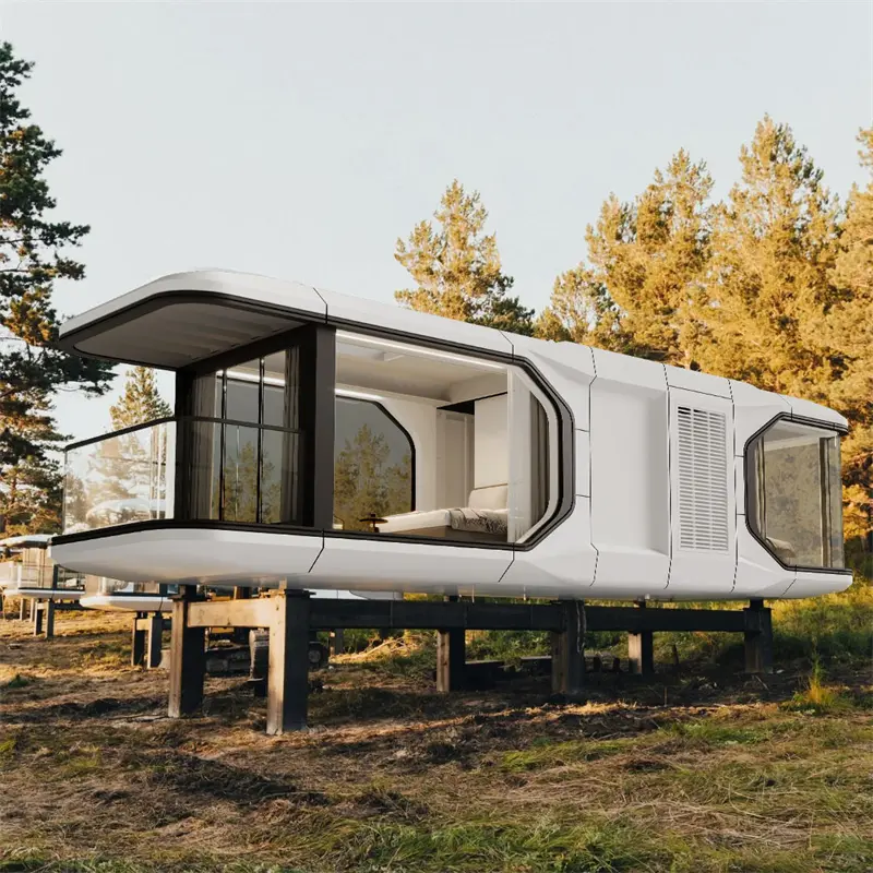New trend High Quality Prefabricate House Space Capsule Hotel detail pictures