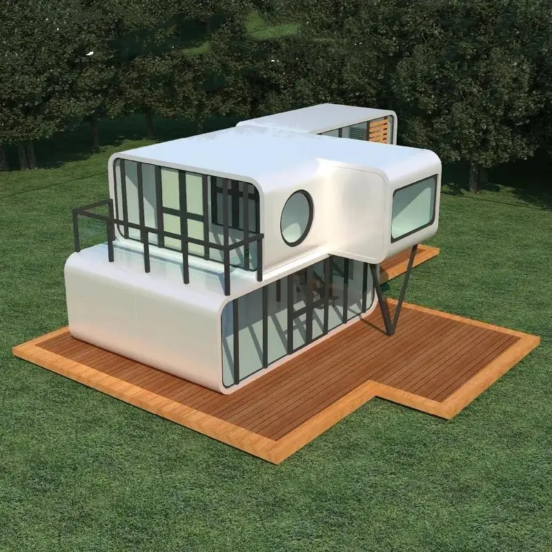 MOBILE OFFICING APPLE HOUSE APPLE CABIN detail pictures