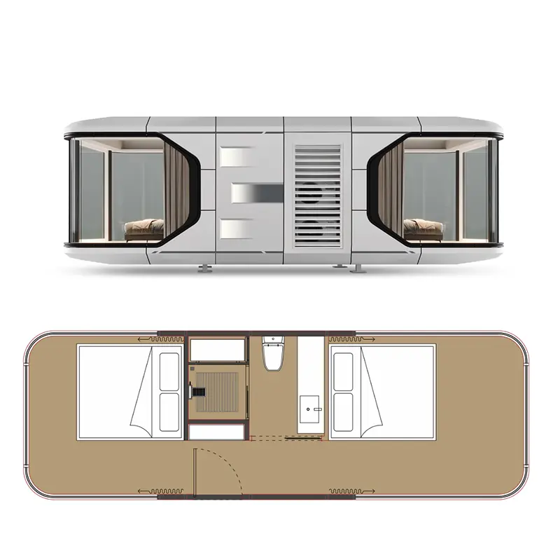 Multi functional Prefab Detachable container space capsule house Featured Image