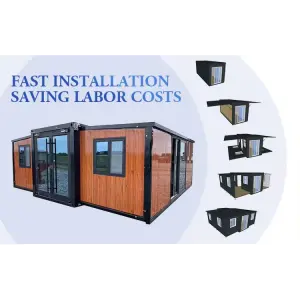 Hot Sale Customized Modular Tiny Prefab House Folding Container House Price