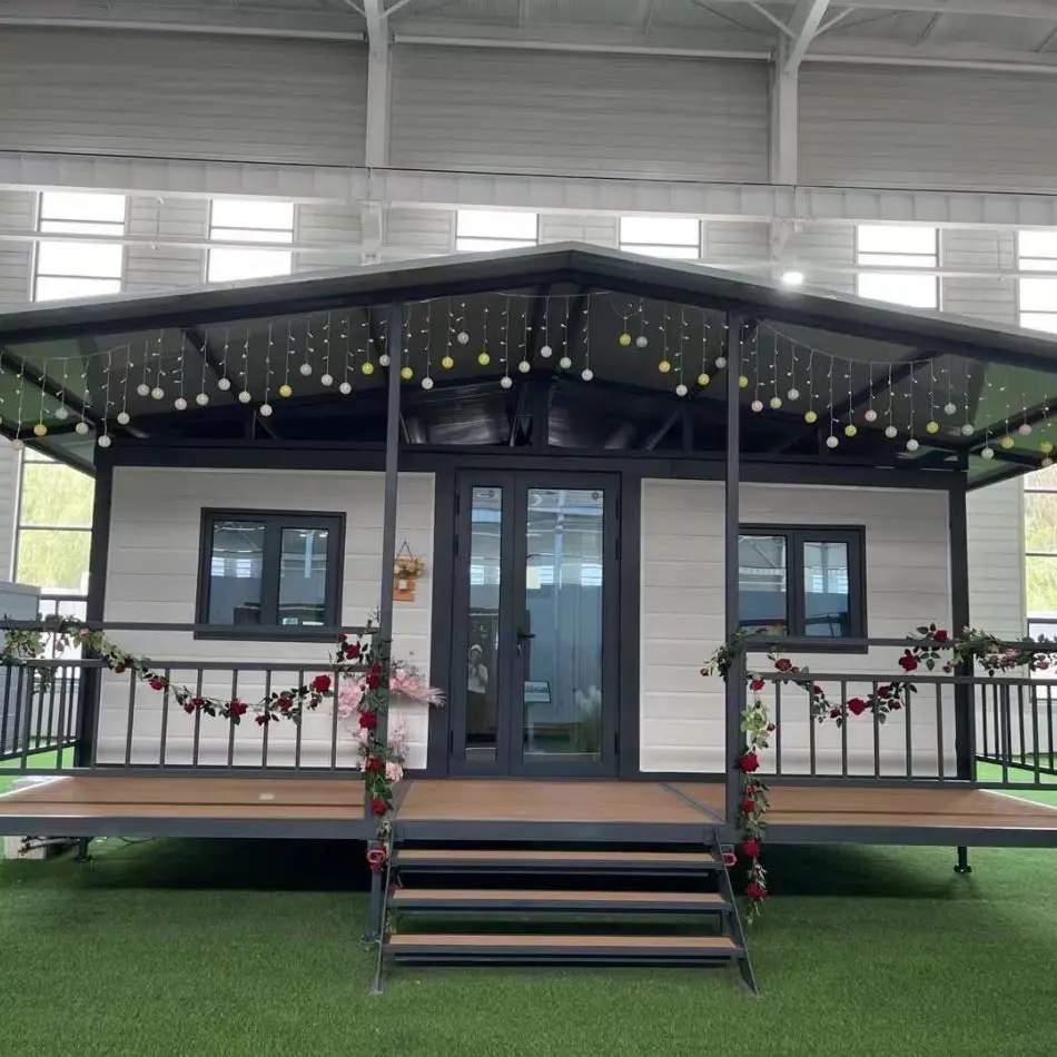 Ready Made House Expandable Villa Shipping 40ft 20ft Container Expandable Folding House Prefabricated Featured Image