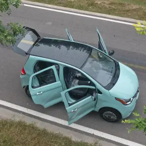 Cheap EV  Made in China Solar Electric Vehicle  (Solar one)