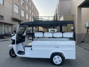 White Side seat passenger vehicle Electric Tricycle