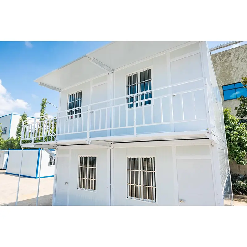 Double combined expandable container house detail pictures
