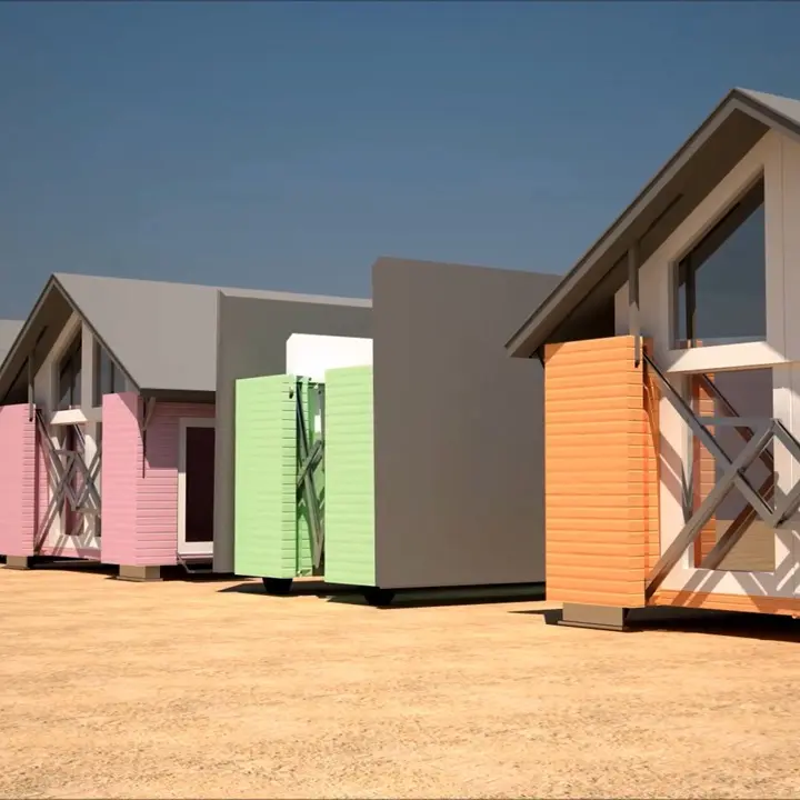Double combined expandable container house Featured Image