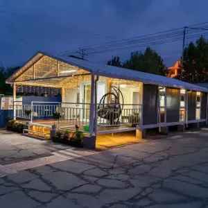 Ready Made House Expandable Villa Shipping 40ft 20ft Container Expandable Folding House Prefabricated