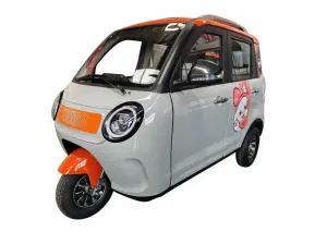 Electric Tricycle Fully Enclosed Trike Passenger Tricycle for Family Use（DK08)