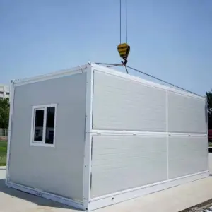 Double combined expandable container house
